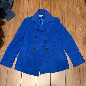 St. John's Bay Royal Blue Pea Coat